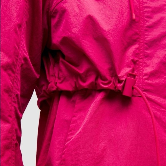 Lululemon Pink Hooded Jacket Drawstring Water-Resistant Hooded Jacket - Picture 2 of 11